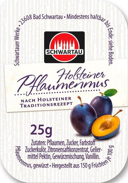 Schwartau Pflaumenmus 100 x 25g | CaterPoint.de