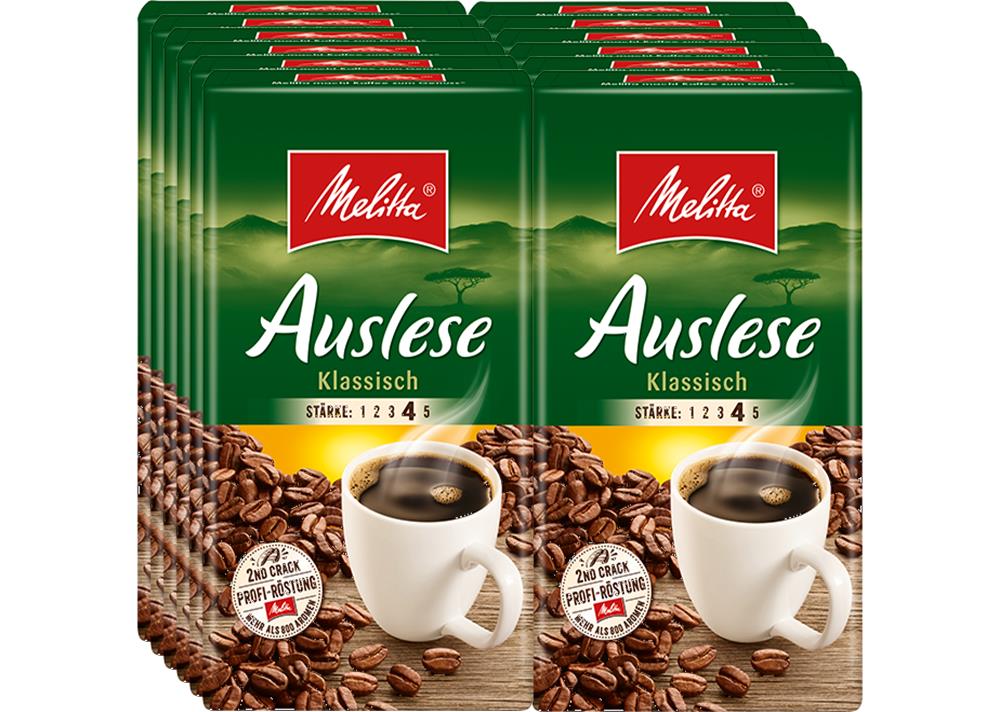 12 x Melitta Café Auslese 500g