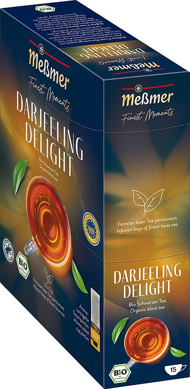 MEßMER Finest Moments Bio Darjeeling Delight 15x2,00g