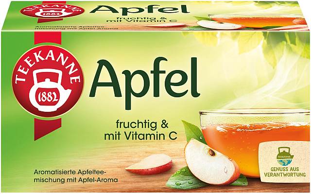 Teekanne Apfel 20 x 3,0g | CaterPoint.de