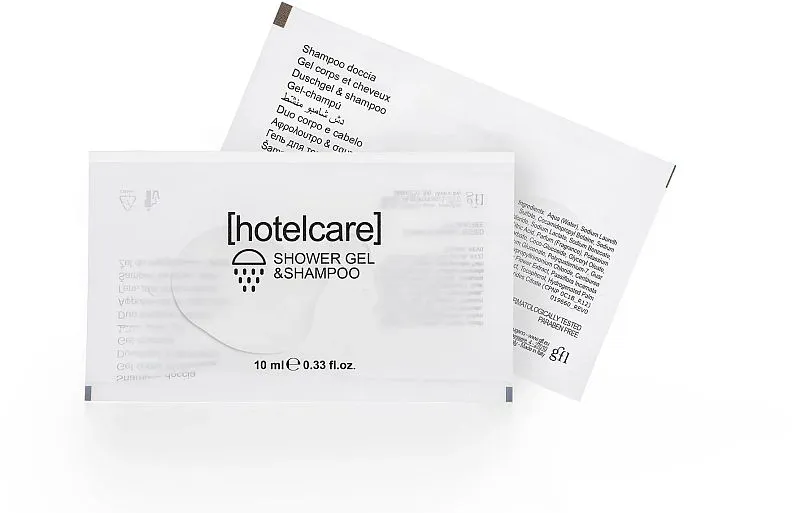 Duschgel & Shampoo Sachets "Hotel Care" 10 ml