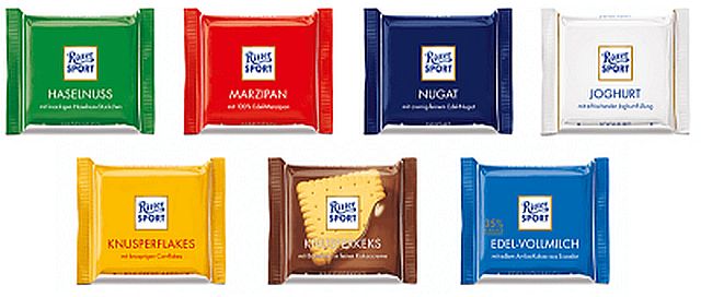 Ritter Sport Minis Bunter Mix 84 Stück Vorratsbox | CaterPoint.de