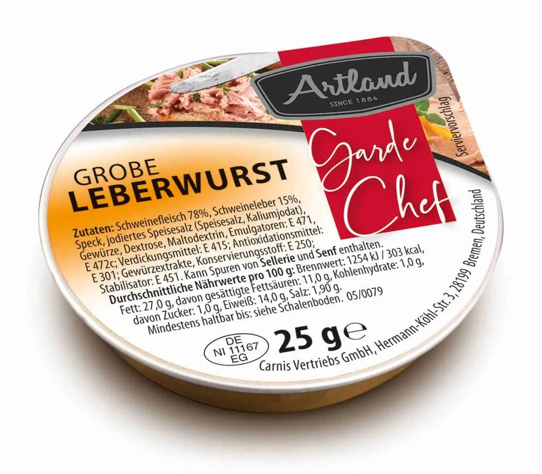 Artland Wurst Sortiment 100 x 25g | CaterPoint.de Artland Wurst Sortiment 100 x 25g | CaterPoint.de