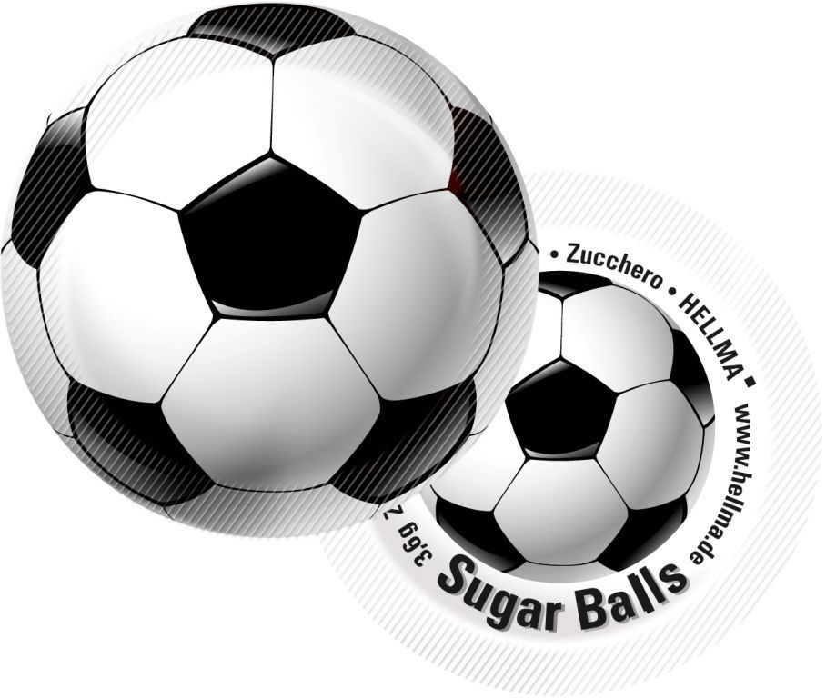 Hellma Zuckersachet "Fussball" 100 x 3,6g