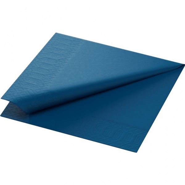 Duni Zelltuch-Servietten 3-lg 33 x33 cm - dunkelblau - 250 Stück | CaterPoint.de