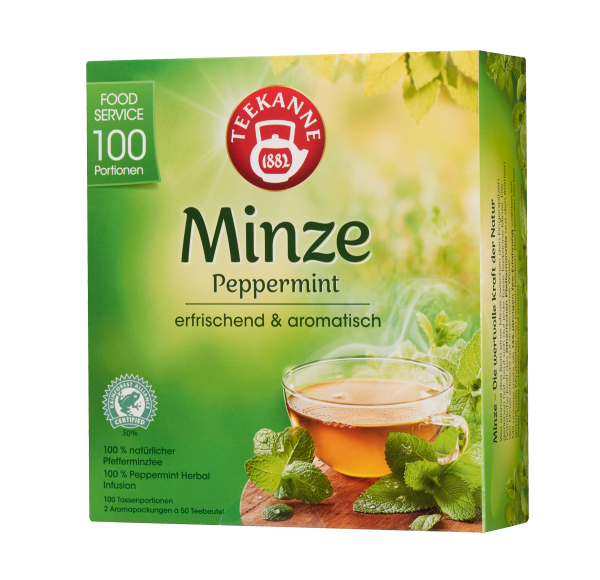 TEEKANNE Mnze 100 x 1,25g Tassenportionen | Caterpoint.de