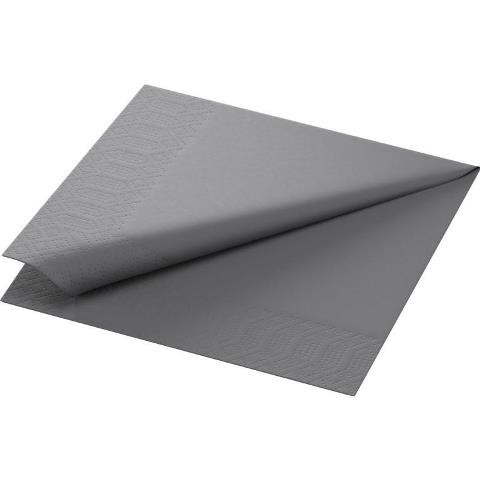 Duni Zelltuch-Servietten 3-lg 1/4-Falz 33 x 33 cm - Granite Grey | CaterPoint.de