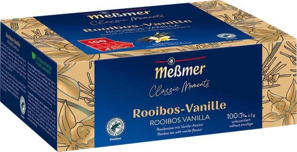 Meßmer Classic Moments Rooibos-Vanille 100 x 2g Tassenportion | CaterPoint.de