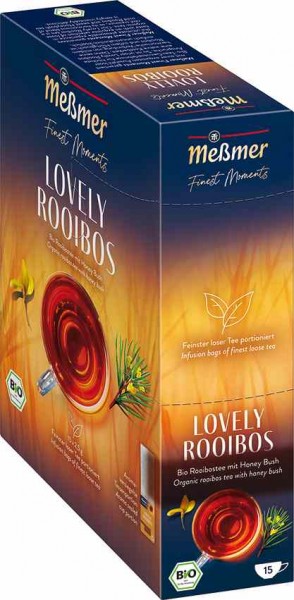 MEßMER Finest Moments Bio Lovely Rooibos 15x2,5g Glasportion | CaterPoint.de