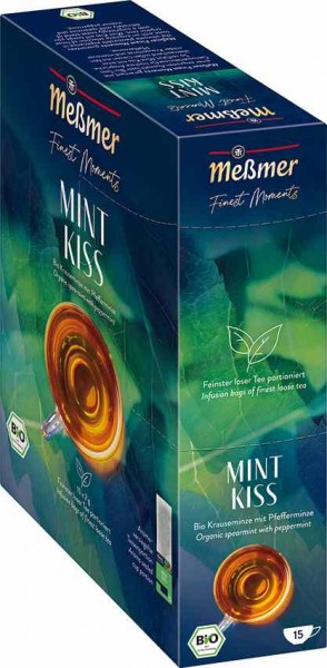 MEßMER Finest Moments Bio Mint Kiss 15x2,0g Glasportion | CaterPoint.de