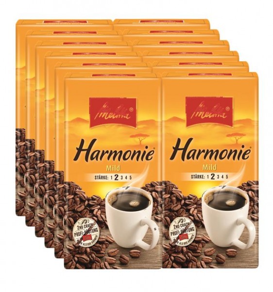 12 x Melitta Kaffee Milde Harmonie 500g | CaterPoint.de