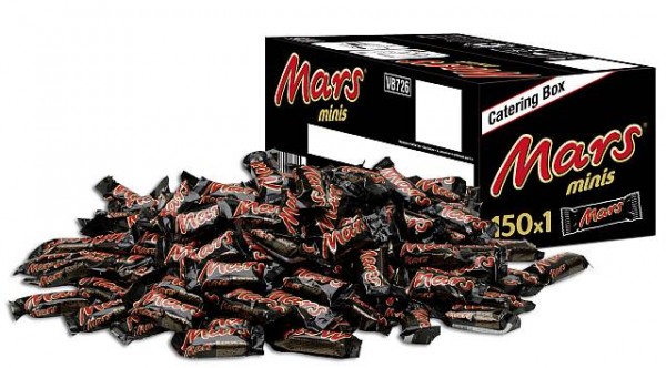 Mars Miniriegel 150 x 18g | CaterPoint.de