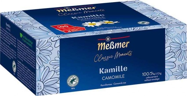 Meßmer Classic Moments Kamille 100 x 1,5g Tassenportion | CaterPoint.de