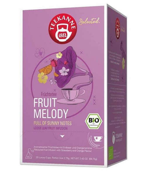 Teekanne Bio Luxury Cup Fruit Melody 25 x 2,75g | CaterPoint.de