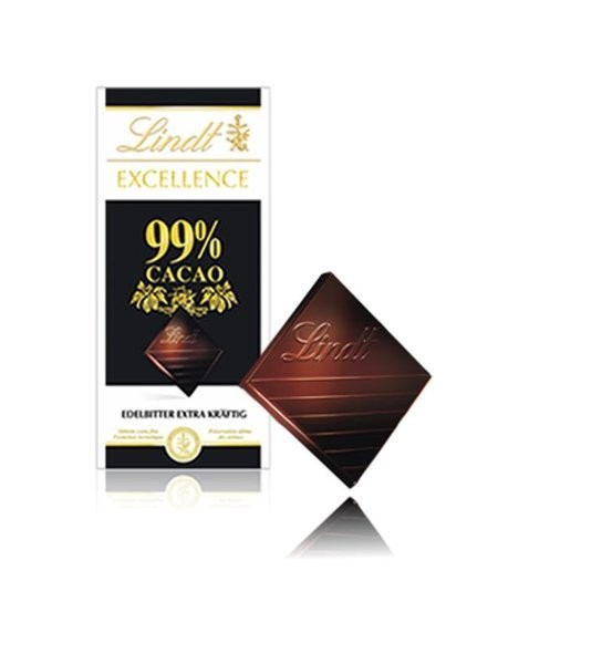 Lindt Schokolade Excellence Edelbitter Kräftig 99% Tafel 50g