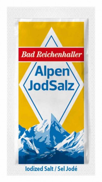 Bad Reichenhaller Jodsalz 2.000 Portionen a 1g | CaterPoint.de