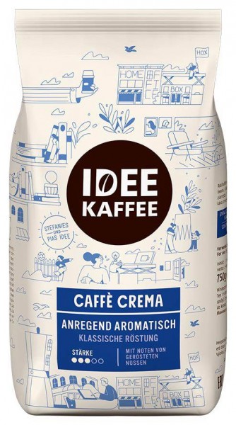 IDEE KAFFEE Caffè Crema Anregend Aromatisch 750g Bohne | CaterPoint.de