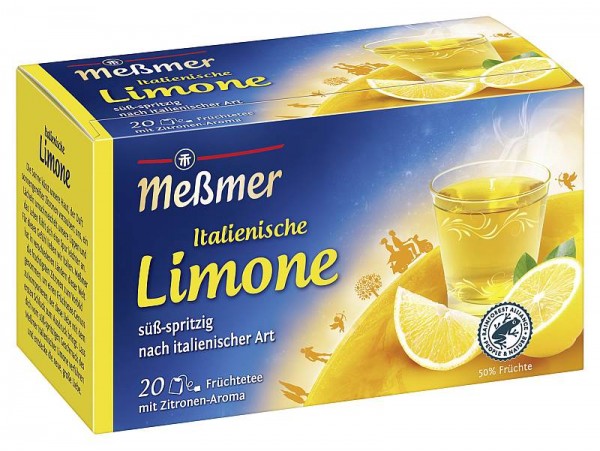 Meßmer Italienische Limone 20 x 2,5g | CaterPoint.de