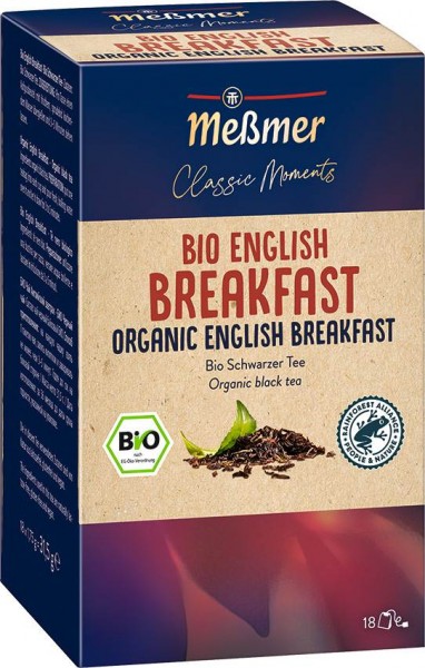 Meßmer Classic Moments Bio English Breakfast 18 x 1,75g | CaterPoint.de