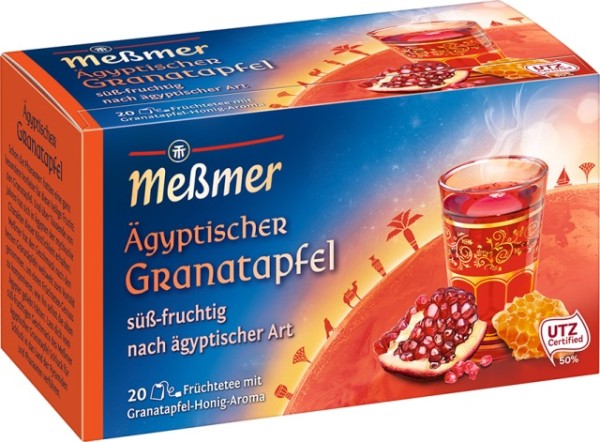 Meßmer Ägyptische Granatapfel 20 x 2,5g Tassenportion | CaterPoint.de