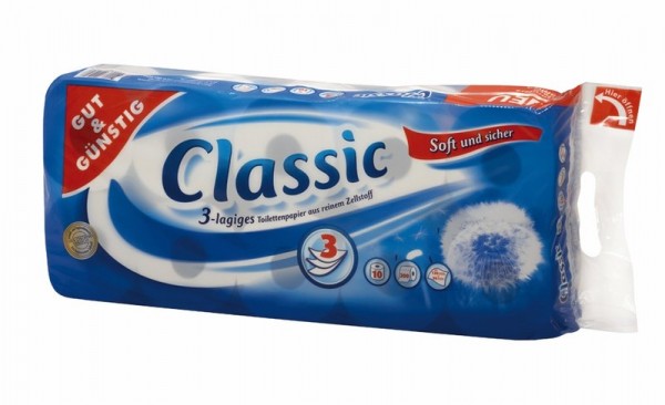G & G Classic Toilettenpapier 10er Pack