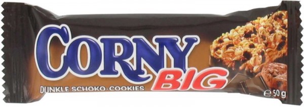 Corny BIG Dunkle Schoko-Cookies 24 Riegel à 50g