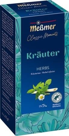 Meßmer Classic Moments Kräuter 25 x 2,0g | CaterPoint.de