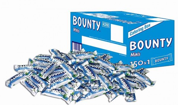 Bounty Miniriegel 150 x 28,5g | CaterPoint.de