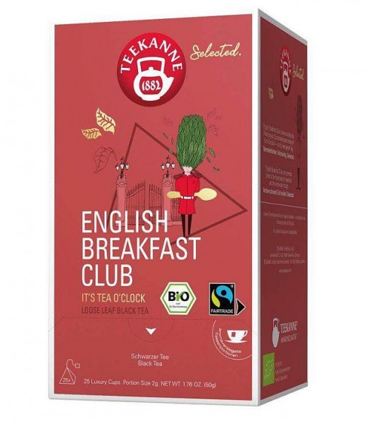Teekanne Bio Luxury Cup English Breakfast Club 25 x 2,0g | CaterPoint.de