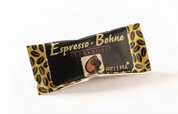 Hellma Espressobohne 40 x 1,1g Geniesserbox - Zartbitter | CaterPoint.de