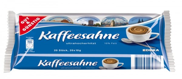 Kaffeesahne 10% 20 x 10g