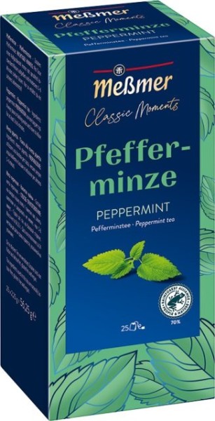 Meßmer Classic Moments Pfefferminze 25 x 2,25g | CaterPoint.de