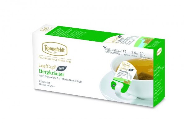 Ronnefeldt LeafCup® Bergkräuter 15 x 2,0g | CaterPoint.de