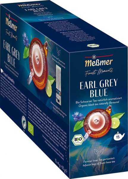MEßMER Finest Moments Bio Earl Grey Blue Tea Buddy | CaterPoint.de