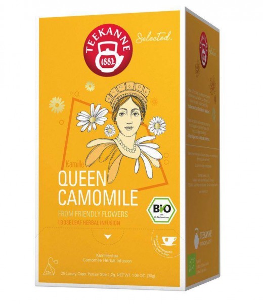Teekanne Bio Luxury Cup Queen Camomile 25 x 1,2g | CaterPoint.de