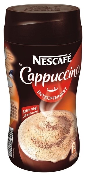 Nescafe Cappuccino "Entkoffeiniert" 250g Dose