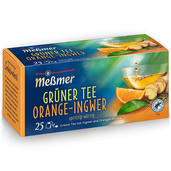 Meßmer Grüner Tee Orange-Ingwer 25 x 1.75g | CaterPoint.de