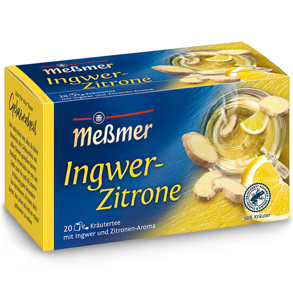 MESSMER Ingwer-Zitrone 20x2g | Caterpoint.de