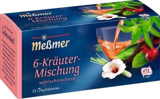 Meßmer 6-Kräuter-Tee 25 x 2,0g Tassenportion | CaterPoint.de