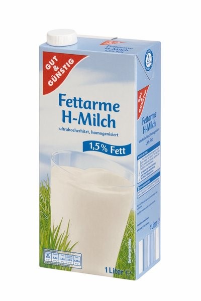 H-Milch 1,5% 1,0 Liter | CaterPoint.de