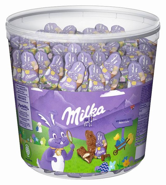 Milka Mini Schmunzelhasen Milchcrème 1505g | CaterPoint.de