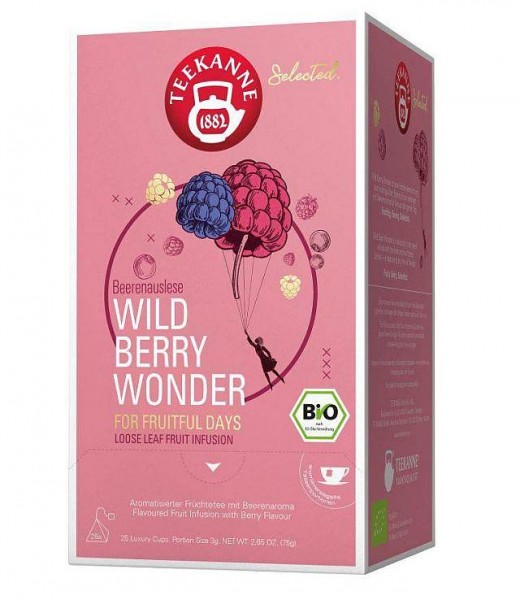 Teekanne Bio Luxury Cup Wild Berry Wonder 25 x 3,0g | CaterPoint.de