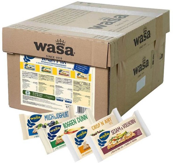 Wasa Knäckebrot 4er - Mix 100 x 2 Scheiben | CaterPoint.de