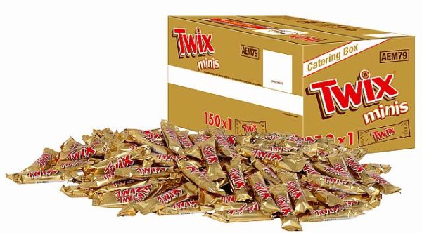 Twix Miniriegel 150 x 20g | CaterPoint.de