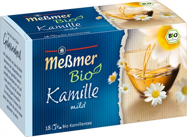 Meßmer BIO Kamille 18 x 1,5g Tassenportion | CaterPoint.de