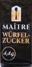 Maitre Würfelzucker 2000 x 4,4g Karton | CaterPoint.de