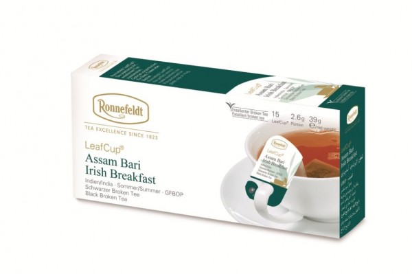 Ronnefeldt LeafCup® Assam Bari Irish Breakfast 15 x 2,6g | CaterPoint.de