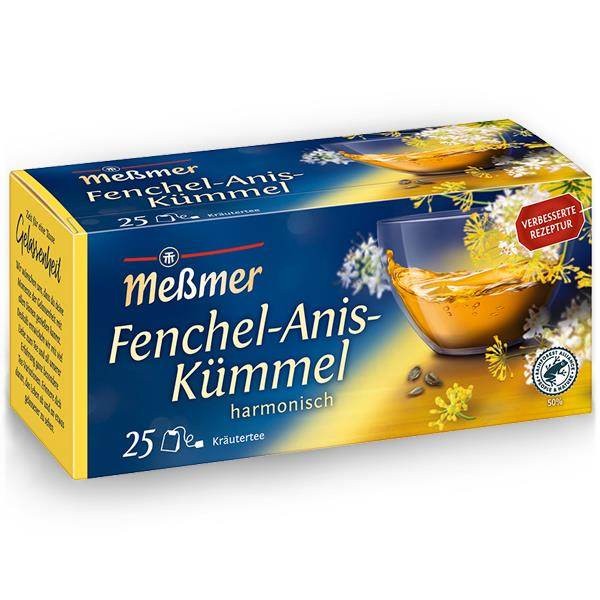 Meßmer Fenchel-Anis-Kümmel 25 x 2,0g | CaterPoint.de