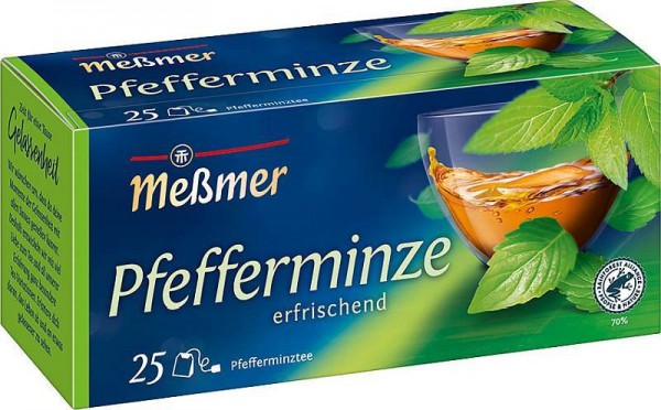 Meßmer Pfefferminze 25 x 2,25g | CaterPoint.de
