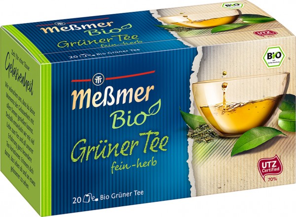 Meßmer BIO Grüner Tee 20 x 1,75g Tassenportion | CaterPoint.de